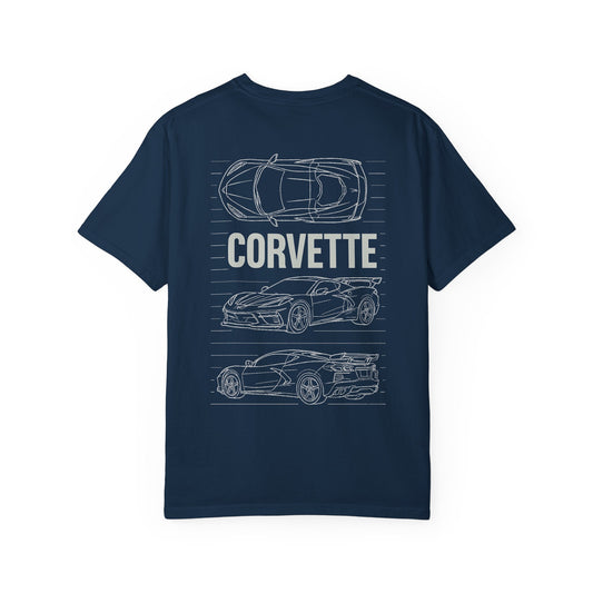 C8 Corvette Blueprint Tee