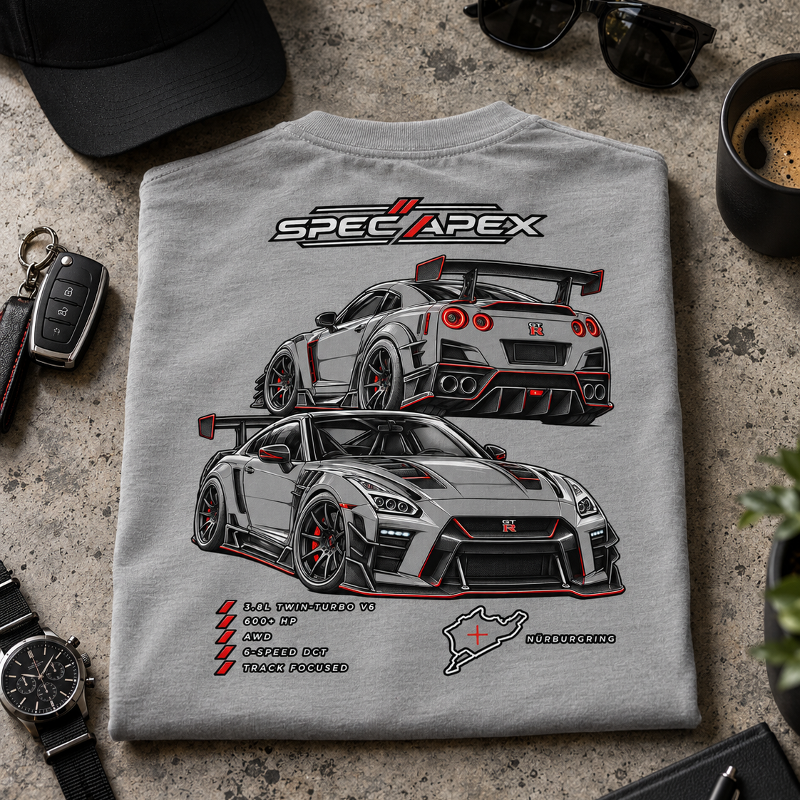 Midnight Velocity | Icon Series Tee | Spec Apex